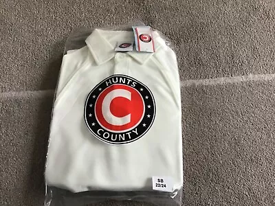 Brand New Hunts County Plain Cricket Shirt Small Boys • £4.99