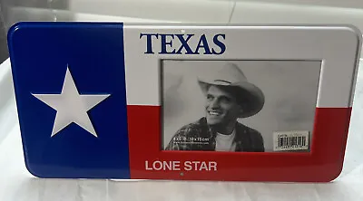 Novelty Texas Metal License Plate / Photo Frame Unique Item! Great Gift! New • $14.99