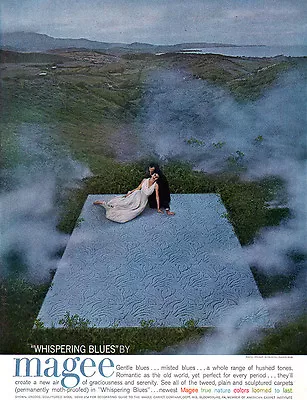 £22.31 • Buy Whispering Blues Magee Carpet COUPLE IN PUERTO RICO Romantic 1959 Print Ad