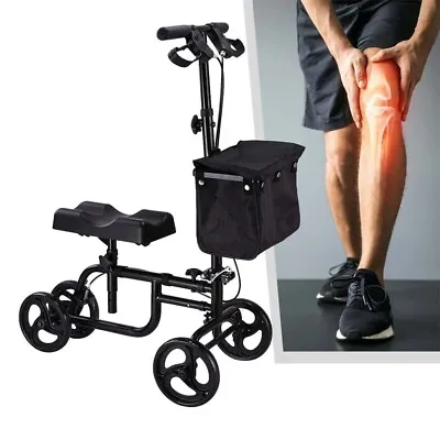 Steerable Leg Knee Walker Roller Scooter Crutch Mobility For Foot Injuries Adult • $226.99