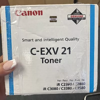 Original Canon C-EXV21 Cyan Toner Cartridge (0455B002)  • £20