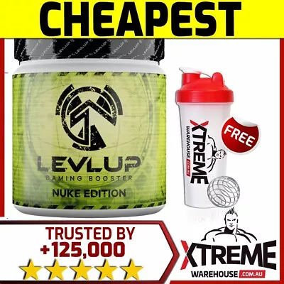 LEVLUP PRE GAMING BOOSTER 40 Ser ENERGY CHERRY BANANA  // C4 PRE WORKOUT GFUEL • $59.50