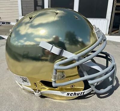 Notre Dame Chrome Schutt Air Football Helmet Adult Large. • $125