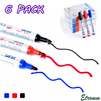 6PCS Waterproof Permanent Paint Marker Pen Car Tyre Tire Letter Rubber Xmas Gift • $9.95