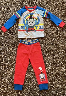 £4.99 • Buy Boys Mothercare Thomas The Tank Engine Pyjamas Baby Age 1 .5 -2 Years New Tag