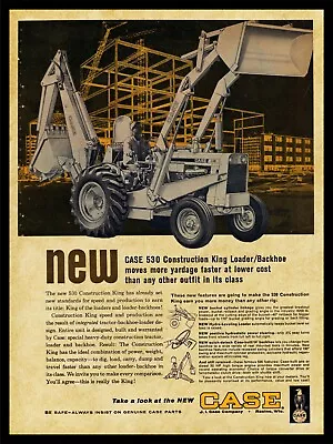 1963 J.I. Case Co.NEW Metal Sign: Case 530 Construction King Loader/Backhoe • $19.88