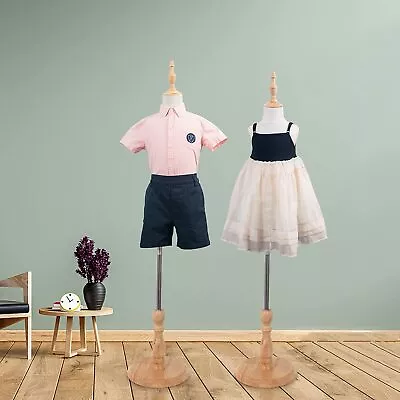 4-5 Years Old Child Mannequin Adjustable Toddler Dress Form Display (Beige) • $46.99