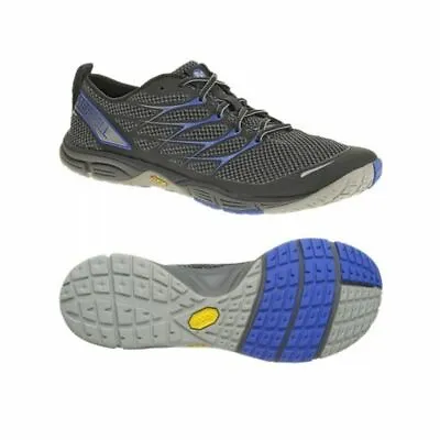 Womens Merrell Road Glove Dash 3 Dark Grey Natural Running Women's Shoe Shoes • $158.57