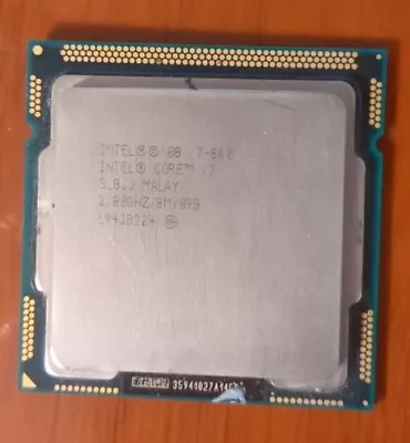 Intel Core I7-860 2.80GHz SLBJJ Quad Core CPU Processor • $12
