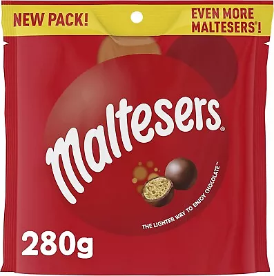 Maltesers Milk Chocolate Snack & Share Bag 280g - AU STOCK • $11.99