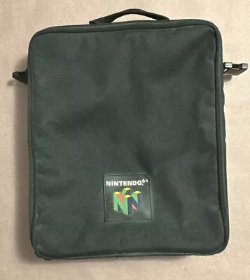 Vintage 1997 Nintendo 64 (N64) Soft Carrying Case Travel Storage Bag No Strap • $24.99