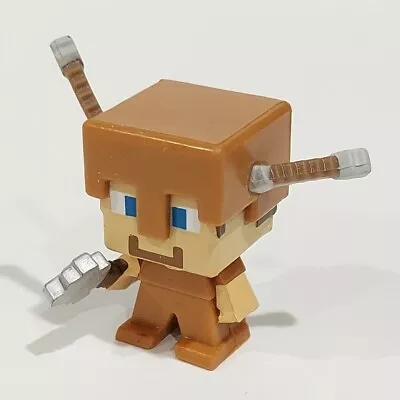 Minecraft Mini-Figures 1  Steve In Armor Arrows Mini Action Figure Mojang • $2.75