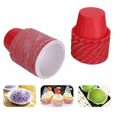 100Pcs Coated Paper Cake Cup High Temperature Resistance Non Stick Muffin Cup... • $13.85