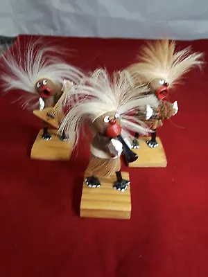 Wooden Monkey Musical Band Figurines 6  Tall • $25