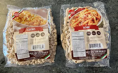 2 Bags Low Carb Pasta Elbows And Penne Great Low Carb Bread Co • £8.04