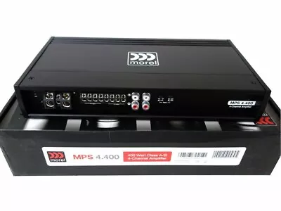 Morel MPS 4.400 MPS Series 400W RMS 4-Channel Class-AB Car Audio Amplifer NEW • $360.99