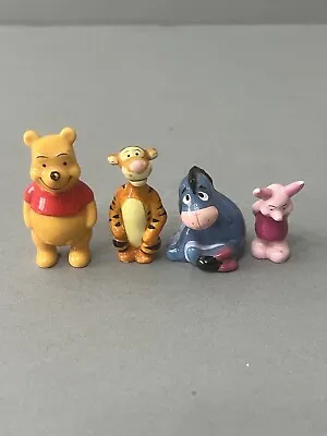 Disney Winnie The Pooh Eeyore Poog Tigger Figurine Bone China Miniature 2.5” • £24.95