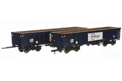 Dapol 4F-025-014 MJA Bogie Box Wagons GB Railfreight 502009/010 • £59.50