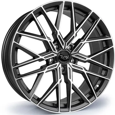 Alloy Wheels 18  Targa TG8 Black Polished Face For VW Passat [B5F] 01-05 • $1046.94