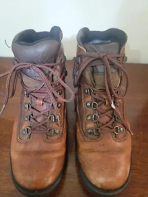 Cabela's Rimrock Goretex Brown Leather Ankle Hiking Boots 81-1474 Men's 9.5M • $15