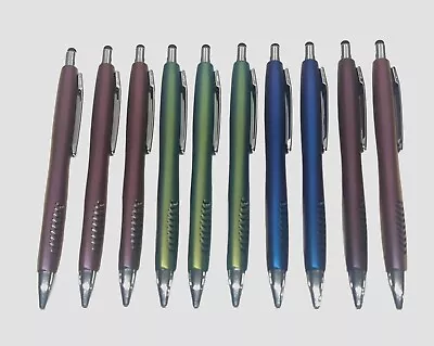 10ct Lot Misprint Metal Retractable Stylus Pens: IRIDESCENT METALLIC Mix Colors • $14.99