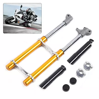 2 Stroke 49CC Front Fork Shocker Small Mini Triple Dirt Pit Bike Pro Trail HOT • $34.21