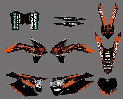 MX Graphics Decals Kits For KTM 125 150 250 300 350 450 SX XC SXF XCF 2013-2015 • $59.99