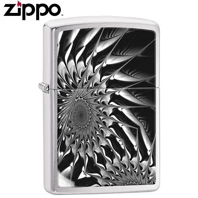 $36.95 • Buy ZIPPO LIGHTER 29061 METAL SUNFLOWER Brushed Finish -- GIFT BOXED -- Made In USA