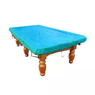 Pool Table Cover 8'or 7' With Drawstring At The BottomBule & Green & Silver... • $22.66