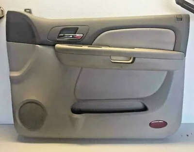 07 Tahoe Front Inside Door Panel Passenger Side Without Lumbar Seats Titanium • $250.24