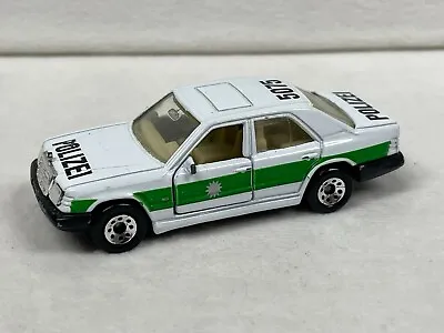 Matchbox Mbx Loose Mercedes Benz 300e Polizei Police Car White 1990 • $19.95