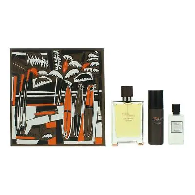 £82.95 • Buy Hermes Terre D'Hermes Eau Intense Vetiver Eau De Parfum 100ml Gift Set For Men