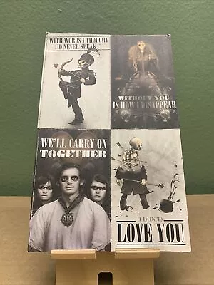 My Chemical Romance The Black Parade Valentines Day Card Sheet Lot - Rare & OOP • $20