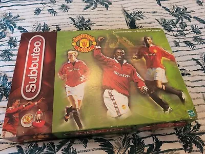 Subbuteo Vintage Manchester United 1999 Edition OFFICIAL Lovely Condition • £25
