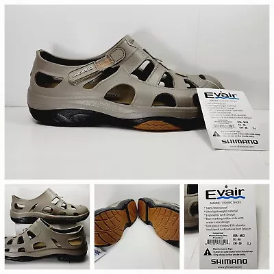 $57.41 • Buy NWT Shimano Evair Marine Fishing Shoes Size 12 Khaki EVASH12HK