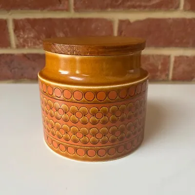 Vintage Hornsea Saffron Cannister. Small. 1960s 1970s New Seal • £12
