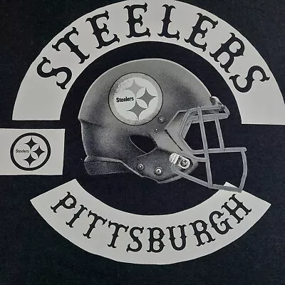 Nike Mens XXXL Pittsburgh Steelers Motorcycle Club Style Graphic Tee Shirt • $14.49