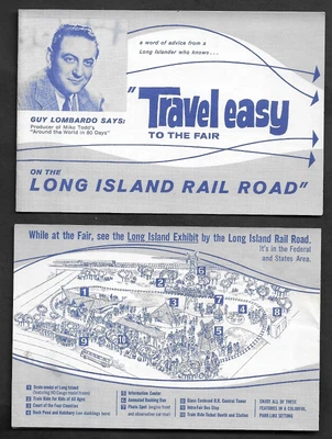 $4.81 • Buy 1964 NY World's Fair Guy Lombardo Long Island Rail Road Brochure