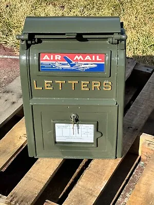Freshly Restored Vintage 1929 USPS Cast Iron Mail Box With Keys • $1750
