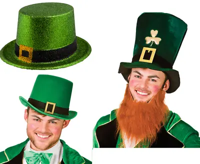 St Patricks Day Top Hat Leprechaun Lucky Irish Fancy Dress Accessory Mens Ladies • £3.49