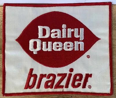 Vintage Dairy Queen Brazier Restuarant Uniform  Patch - DQ Ice Cream - 6  X 7  • $9.95