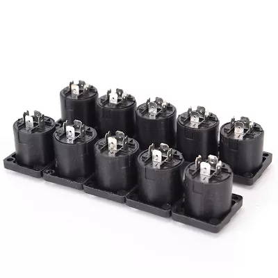 10x Speakon 4 Pin Female Jack Compatible Audio Cable Panel Socket ConnectorHM • $6.55