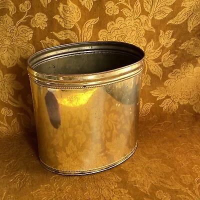 Vintage Brass Copper Style Metal Umbrella Stick Stand Plant Pot Bin Waste Basket • £28