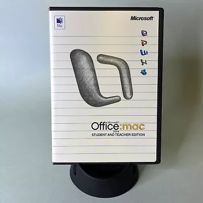 Microsoft Office 2004 Student Edition For Apple Mac OS X Full Version 3 Licenses • $8.95