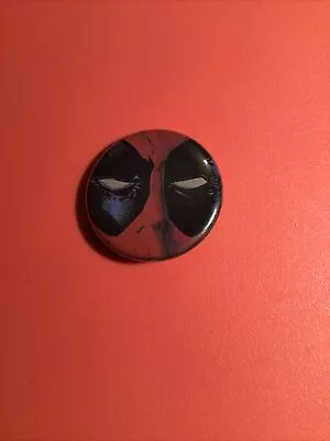 Marvel's DEADPOOL Collectible Button Pinback - Small Comic Book Hero Pin Ata-boy • $3