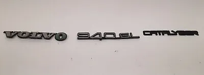 Volvo 940 GL 2.3 Catalyser Badge Set - Estate / Saloon  -  Trim Badges Emblem • $16.42