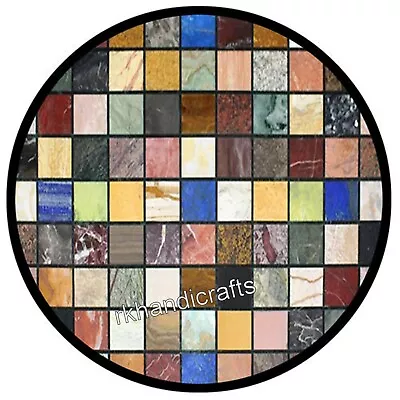 Marble Coffee Table Top Mosaic Art End Table To Add Royal Look In Your Lifestyle • $273.75