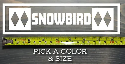 Snowbird Sticker Decal Mountain Ski Snowboard Utah Brighton Alta Deer Valley • $3.99