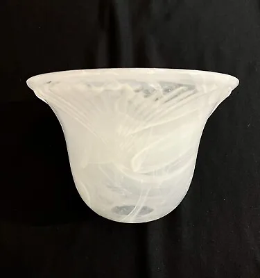 Alabaster Marble Bowl Clip On Replacement Glass Lamp Shade Ceiling Wall Light • £13.50