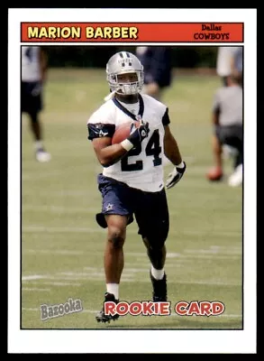 2005 Topps Bazooka Marion Barber Rookie Dallas Cowboys #191 • $1